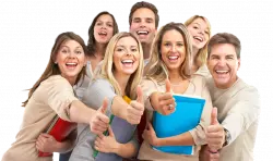 happy college student graduation say cheers