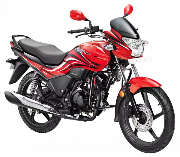 hero honda passion pro motor bike in red colour