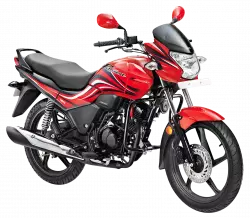 hero honda passion pro motor bike in red colour
