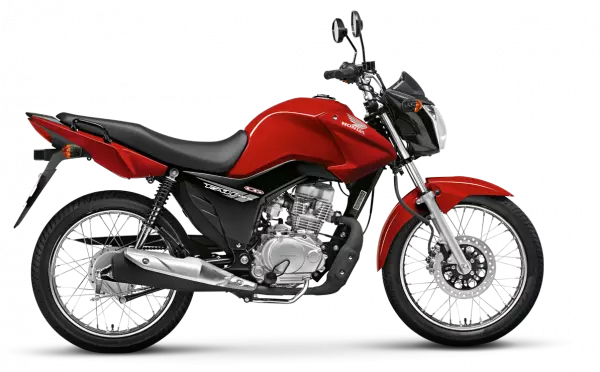 honda cg125 motorcycle red and black