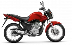 honda cg125 motorcycle red and black