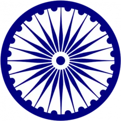 ashoka chakra in indian flag transparent image
