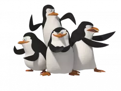 4 penguins funny scene from penguins of madagascar