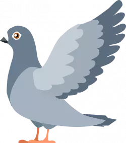 dark pegion vector clipart