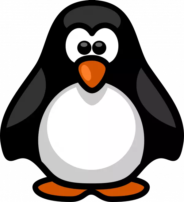 funny penguin artwork