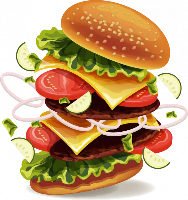 king hamburger burger food drink fries dog