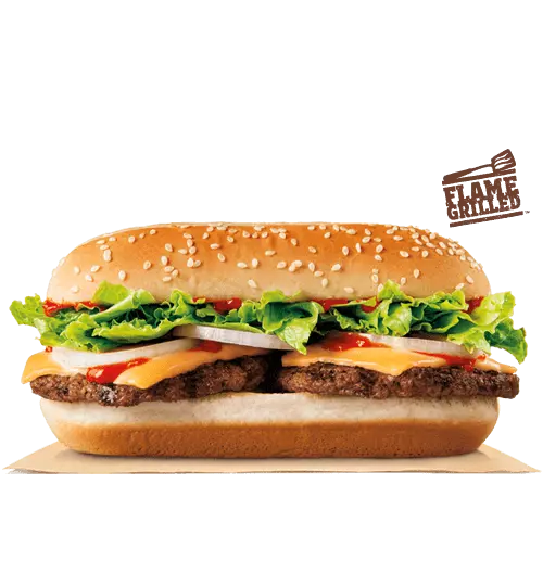 king whopper hamburger fries cheeseburger french burger