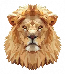 lion head cross stitch artwork