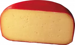 cheese transparent image with red covering