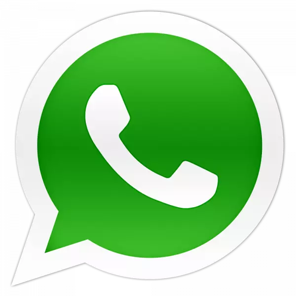 whatsapp color logo icon large transparent png