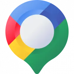 google map 3D style color brand icon