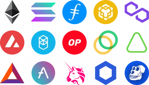 multi chain logos transparent png free