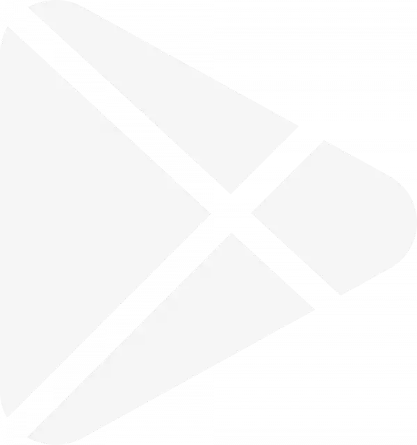 playstore white icon transparent png free