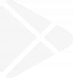 playstore white icon transparent png free