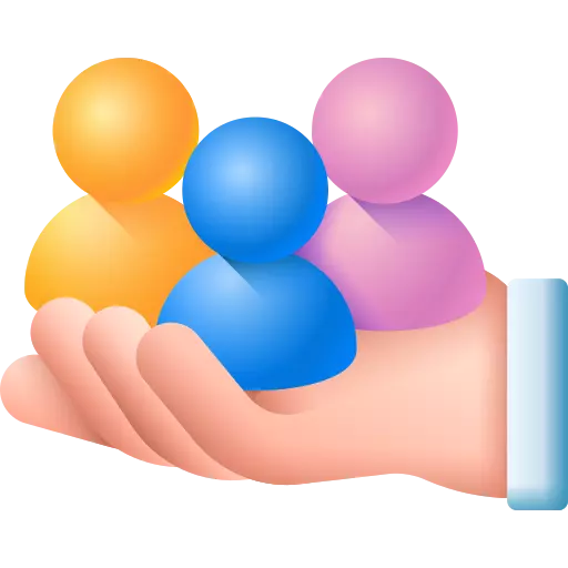 team support multicolor transparent png