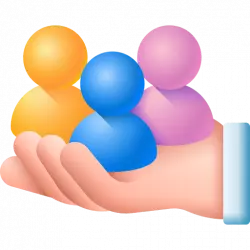 team support multicolor transparent png