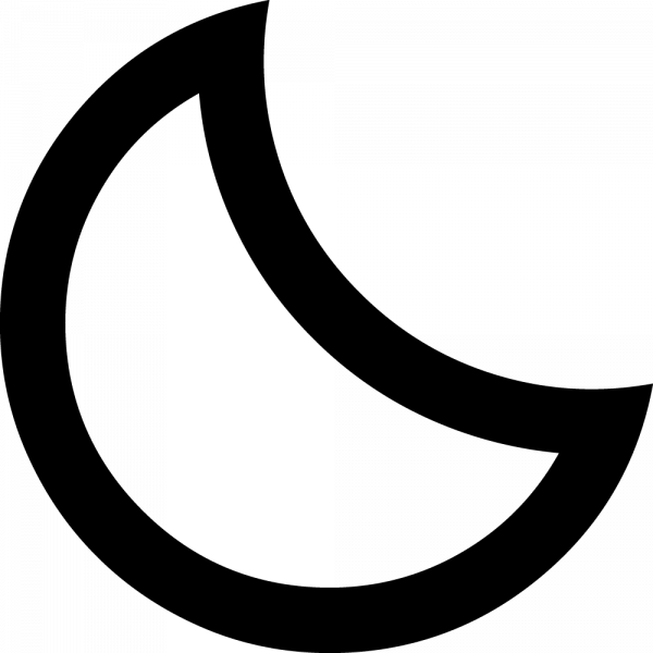 dark mode icon moon transparent png