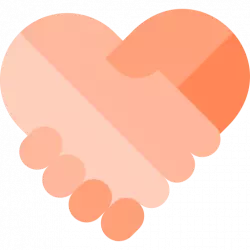 handshake with love free icon transparent png