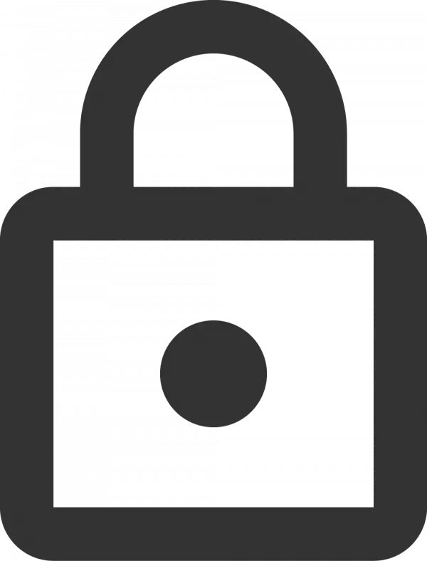 lock icon stroke style transparent png