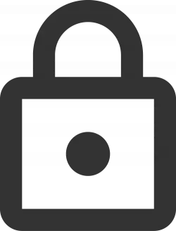 lock icon stroke style transparent png