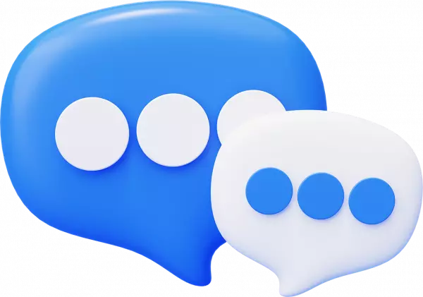 speech bubble chat talk communication icon 3d illustration