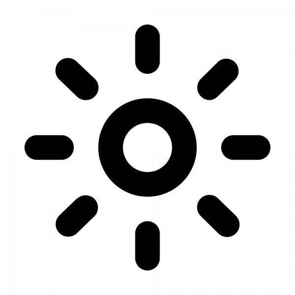 sun icon light mode icon transparent png