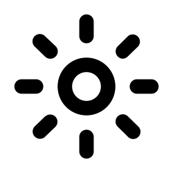 sun icon light mode icon transparent png