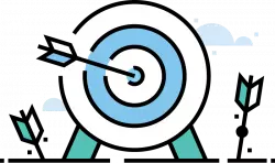 target career growth aim point illustration free png