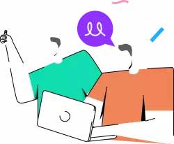 people working with laptop transparent png