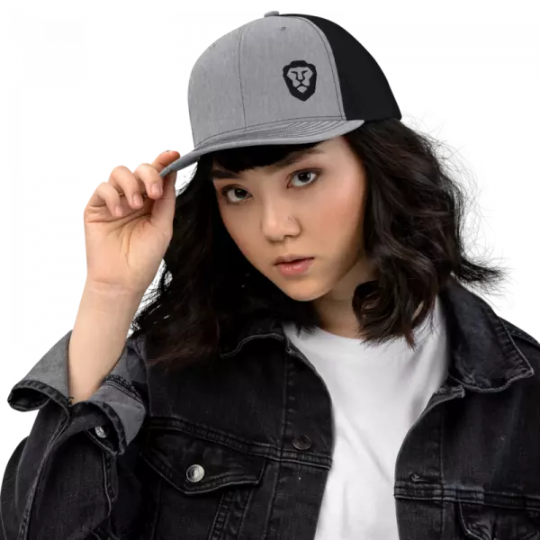 women wearing grey cap transparent png