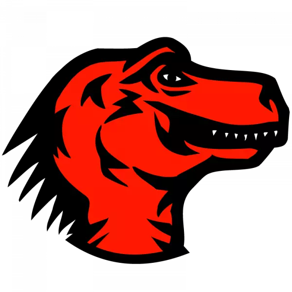 dinosaur head mozilla dino cute dinosaur head in red color