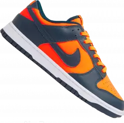 men nike orange sneakers transparetn png