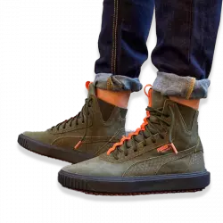 men wearing sports shoe, leg with shoe transparent png