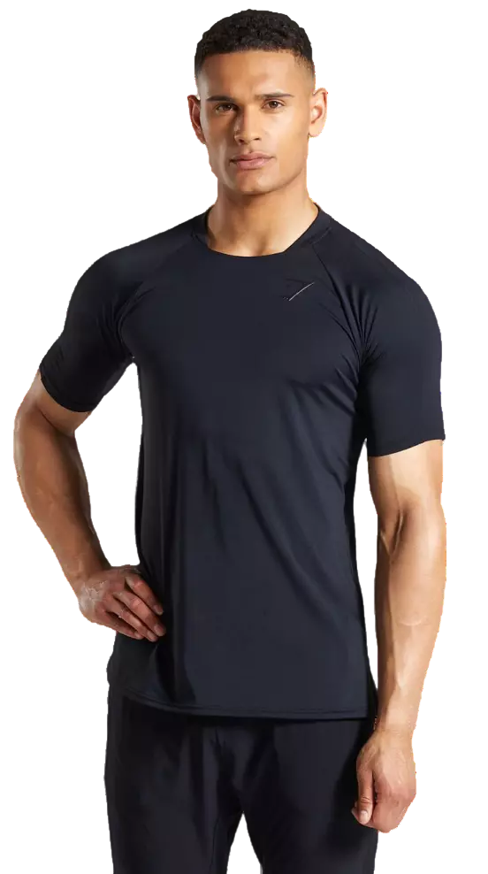 gym men wearing black tshirt and trouser for gym wear