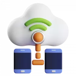 internet of things 3d icon transparent png
