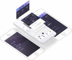 mobile app user interface 3d view transparent png