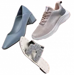 shoes and sandals for advertisement banner