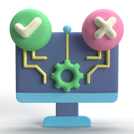 software testing 3d icon illustration png
