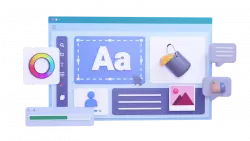web layout user interface, ui design icon