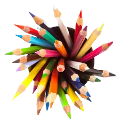 colored pencil in a box, multicolor pencils, kids drawing, drawing, watercolor pencils free png