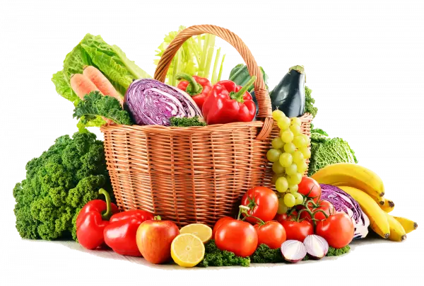 fruits and vegetable basket, organic food juice, Vegetables Fruits Basket, Vegetable s, natural foods, food free png