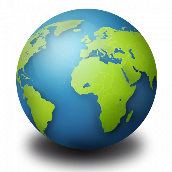 globe, globe 3d illustration, color globe transparent png