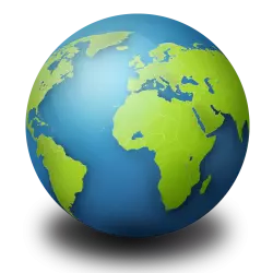 globe, globe 3d illustration, color globe transparent png
