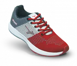 men sneakers, women sneakers, casual shoes in red grey and white color