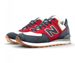 new balance red and black combo shoes for men, casual shoes, men shoes