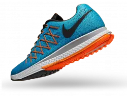 nike men casual and sports shoes blue color transparent png