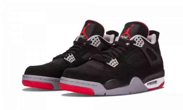 red and black combo men sneakers transparent png