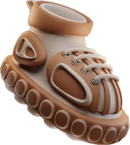 shoe 3d mockup 3d icon kid shoe 3d illustration transparent png