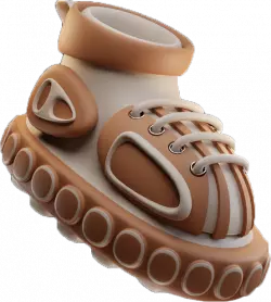 shoe 3d mockup 3d icon kid shoe 3d illustration transparent png