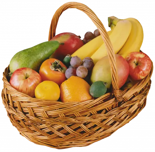 Basket Fruits png download